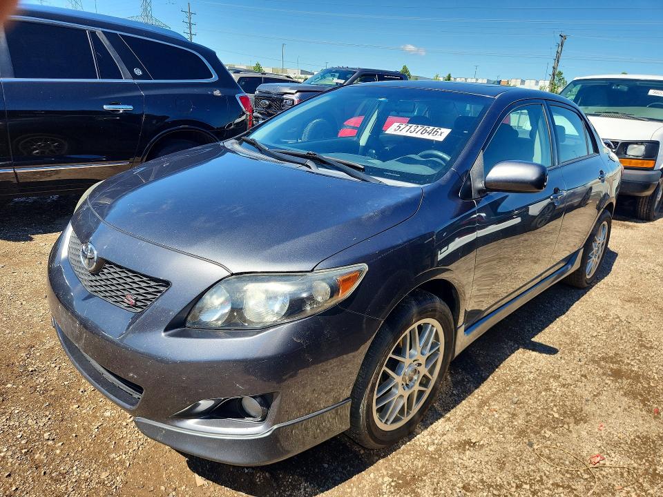 57137646 :رقم المزاد ، 1NXBU40E19Z080099 vin ، 2009 Toyota Corolla مزاد بيع