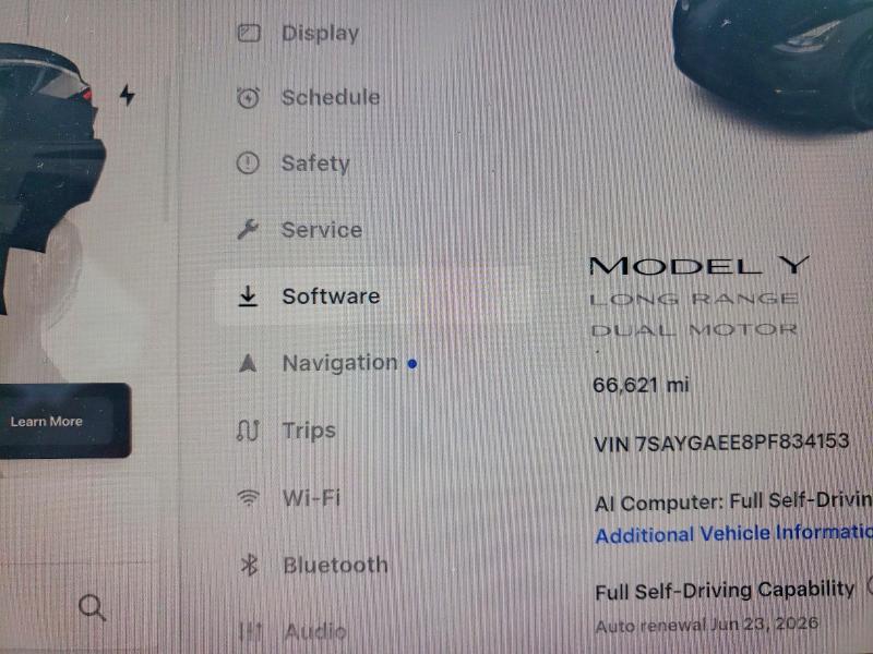 Продажа на аукционе авто 2023 Tesla Model Y, vin: 7SAYGAEE8PF834153, номер лота: 56151316