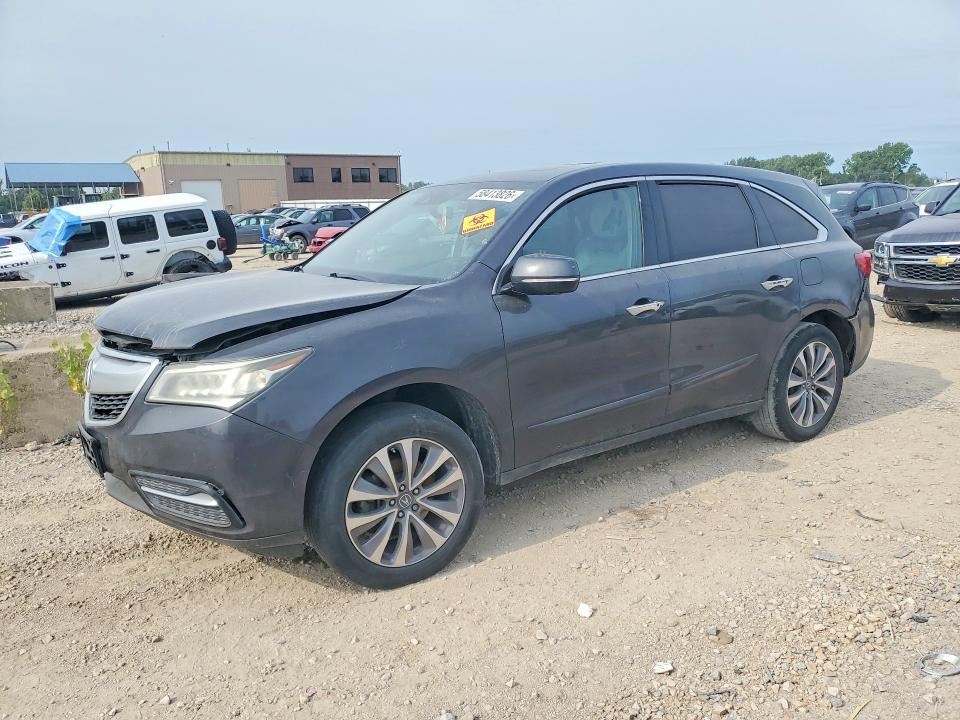 2016 Acura Mdx მანქანა იყიდება აუქციონზე, vin: 5FRYD3H43GB002190, აუქციონის ნომერი: 58413826