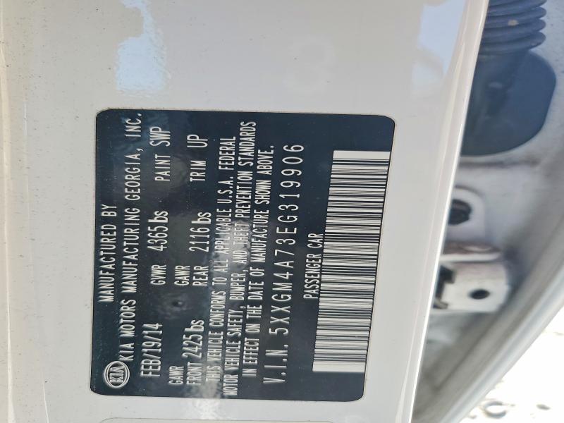 Продажа на аукционе авто 2014 Kia Optima, vin: 5XXGM4A73EG319906, номер лота: 57814536