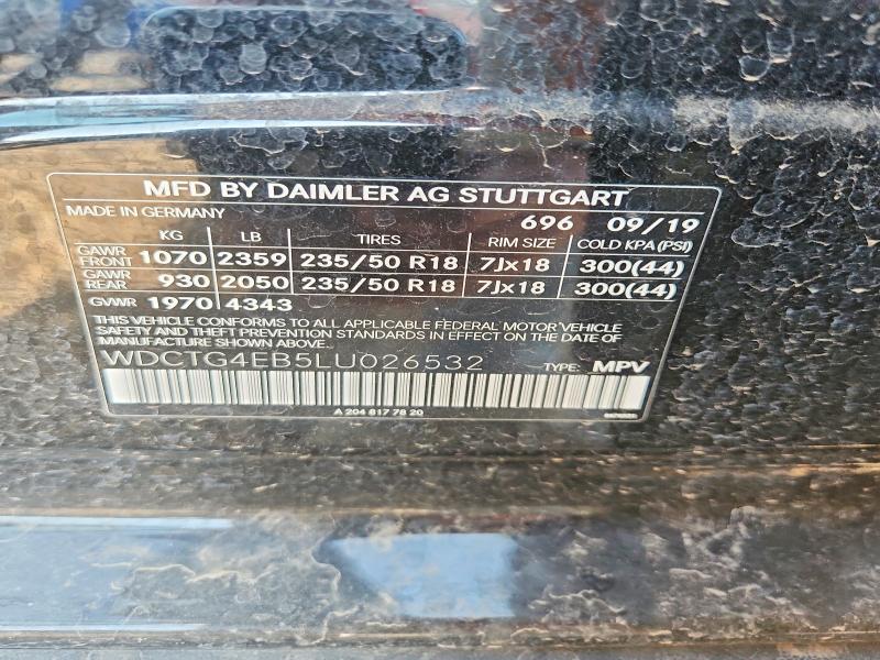 Продажа на аукционе авто 2020 Mercedes-benz Gla, vin: WDCTG4EB5LU026532, номер лота: 57402976