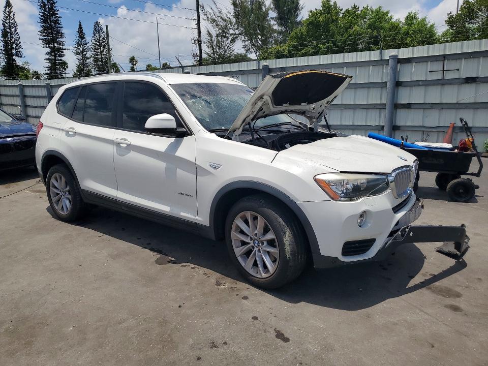 Aukcja sprzedaży 2017 Bmw X3, vin: 5UXWZ7C50H0V85883, numer aukcji: 57159566