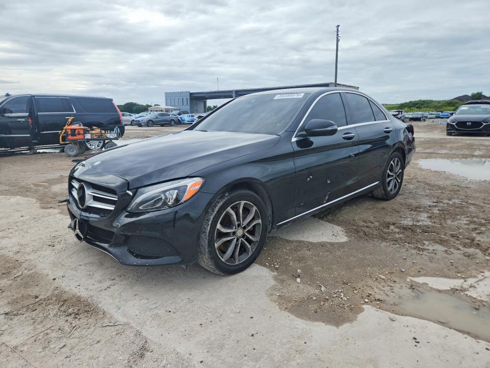 2016 Mercedes-benz C მანქანა იყიდება აუქციონზე, vin: WDDWF4KB8GR172321, აუქციონის ნომერი: 55280076
