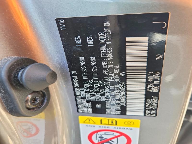 57222056 :رقم المزاد ، JTJBARBZ6H2108254 vin ، 2017 Lexus Nx 200t مزاد بيع