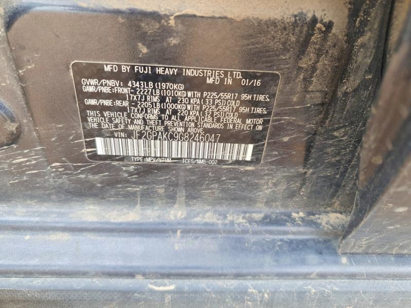 Продаж на аукціоні авто 2016 Subaru Crosstrek, vin: JF2GPAKC9G8246047, номер лоту: 56145286