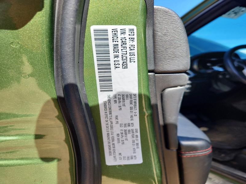 2020 Jeep Grand Cherokee მანქანა იყიდება აუქციონზე, vin: 1C4RJFLT7LC374329, აუქციონის ნომერი: 54970826