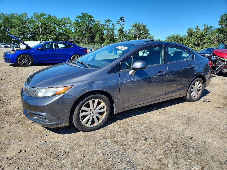 2012 Honda Civic მანქანა იყიდება აუქციონზე, vin: 19XFB2F84CE308927, აუქციონის ნომერი: 57731206