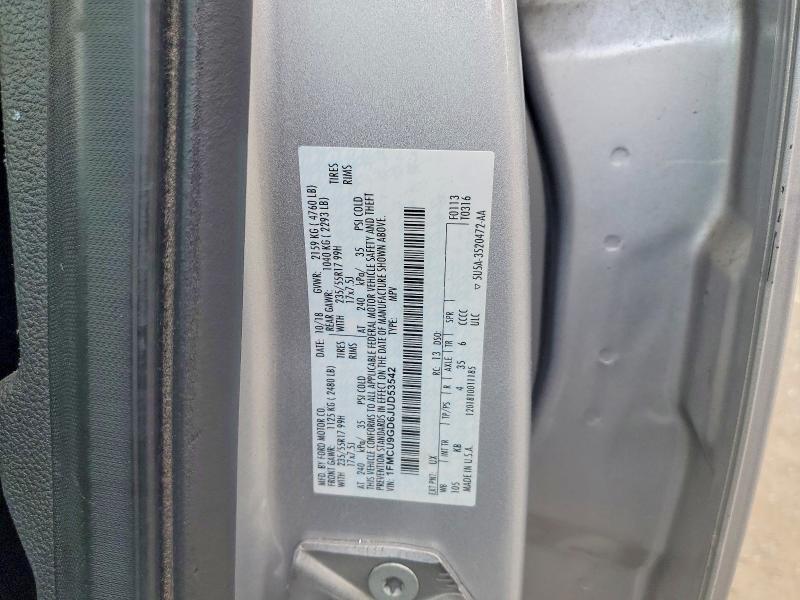 57022506 :رقم المزاد ، 1FMCU9GD6JUD53542 vin ، 2018 Ford Escape مزاد بيع