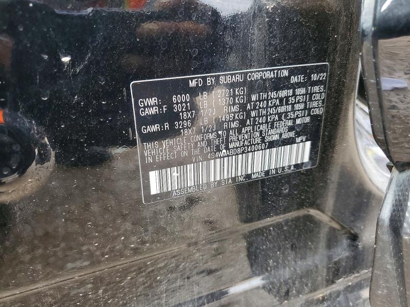 Aukcja sprzedaży 2023 Subaru Ascent, vin: 4S4WMABD8P3400607, numer aukcji: 57246416
