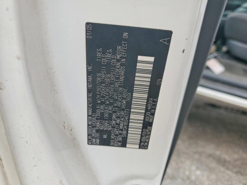 Продажа на аукционе авто 2005 Toyota Tundra, vin: 5TBRT34195S463173, номер лота: 55804336