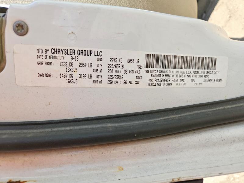 57843386 :رقم المزاد ، 2C4JRGAG6ER177504 vin ، 2014 Dodge 1500 Ram Vans Cargo مزاد بيع
