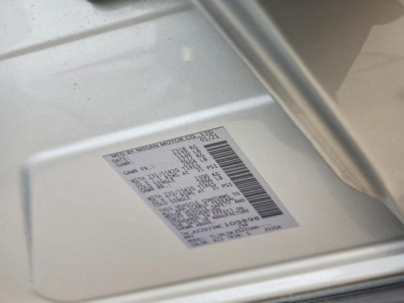 Продаж на аукціоні авто 2021 Nissan Murano, vin: 5N1AZ2DJ3MC109898, номер лоту: 55163236