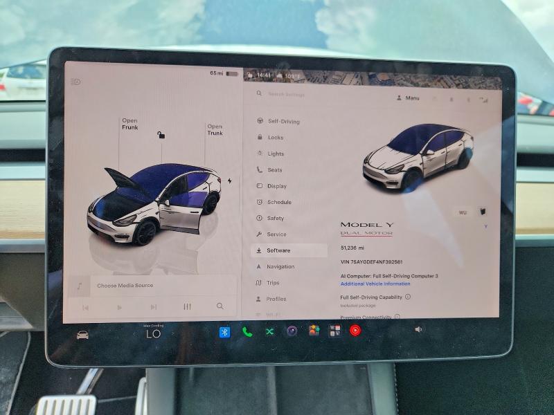 Продаж на аукціоні авто 2022 Tesla Model Y, vin: 7SAYGDEF4NF392561, номер лоту: 57065406
