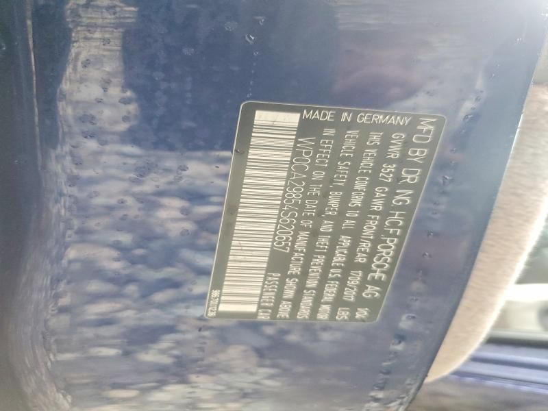 Продажа на аукционе авто 2004 Porsche Boxster, vin: WP0CA29854S620657, номер лота: 58439246