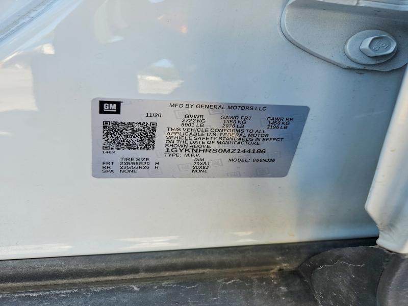 2021 Cadillac Xt5 მანქანა იყიდება აუქციონზე, vin: 1GYKNHRS0MZ144186, აუქციონის ნომერი: 57917336