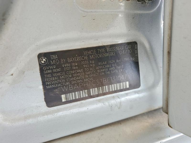 Продажа на аукционе авто 2011 Bmw 328, vin: WBAPH7C57BE131047, номер лота: 57900106