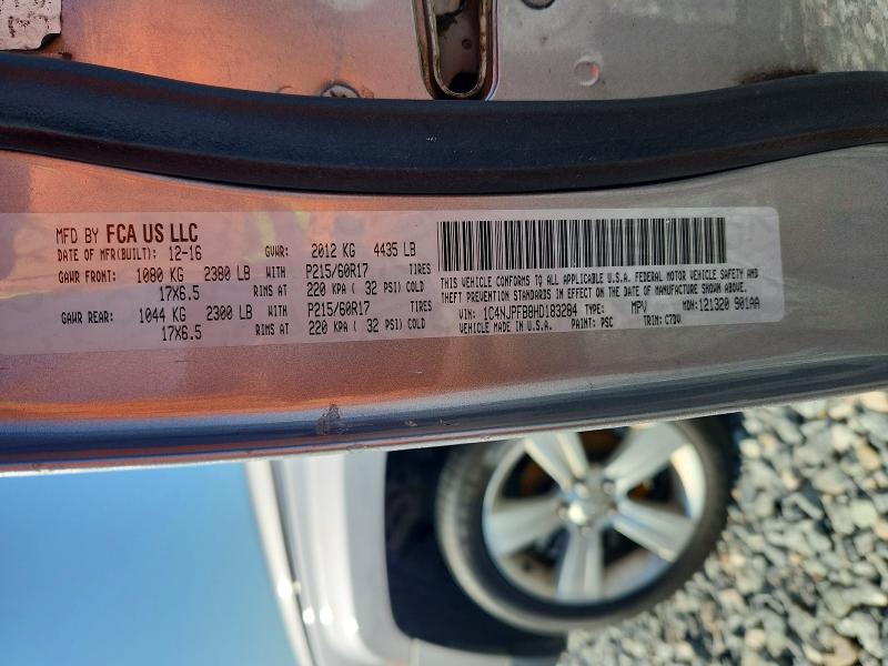 Aukcja sprzedaży 2017 Jeep Patriot, vin: 1C4NJPFB8HD183284, numer aukcji: 58954266