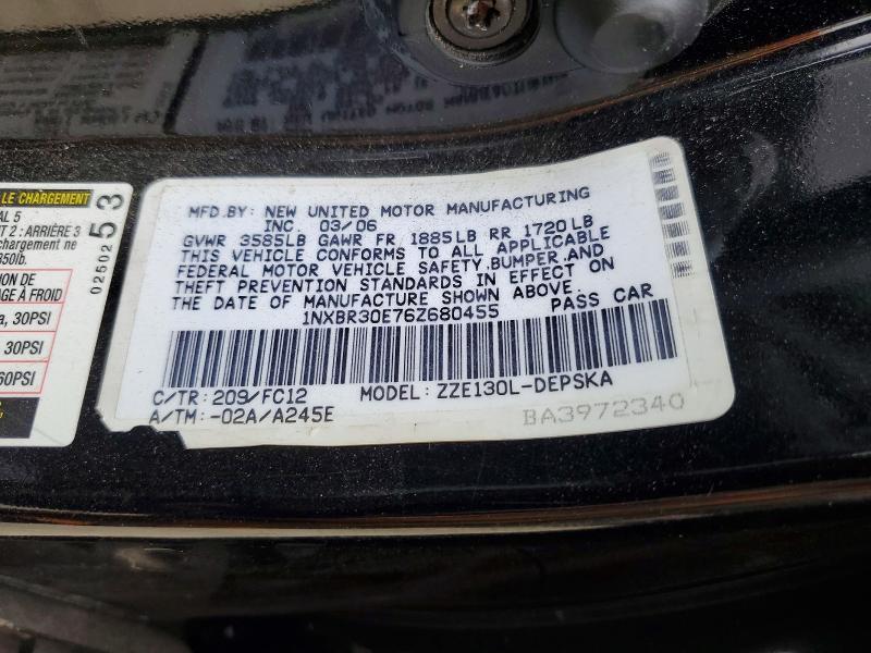 Aukcja sprzedaży 2006 Toyota Corolla, vin: 1NXBR30E76Z680455, numer aukcji: 57948666