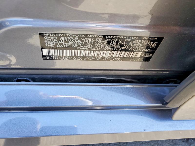 Продаж на аукціоні авто 2014 Lexus Gs, vin: JTHBE1BL2E5038149, номер лоту: 58419376