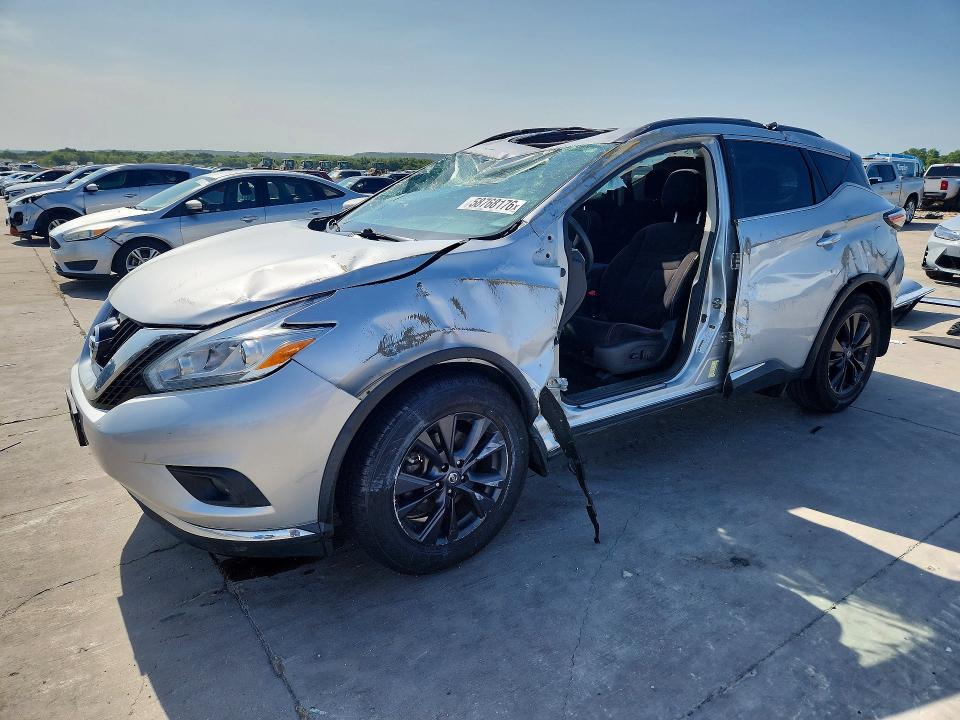 2017 Nissan Murano მანქანა იყიდება აუქციონზე, vin: 5N1AZ2MG7HN170492, აუქციონის ნომერი: 58768176