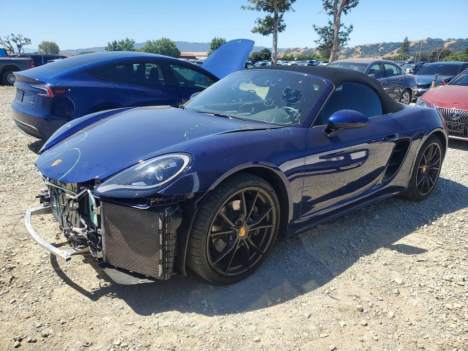 56349826 :رقم المزاد ، WP0CA2A87RK205214 vin ، 2024 Porsche Boxster مزاد بيع