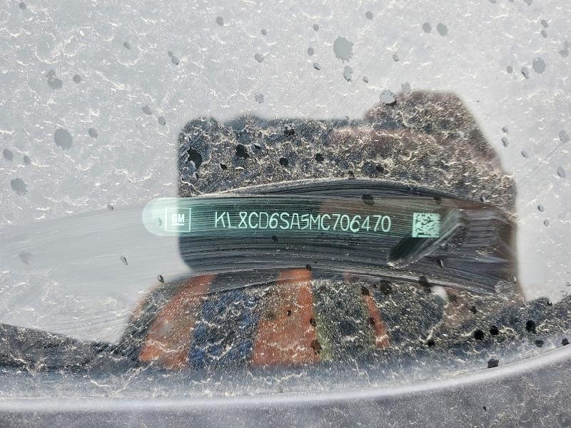 2021 Chevrolet Spark მანქანა იყიდება აუქციონზე, vin: KL8CD6SA5MC706470, აუქციონის ნომერი: 57237786