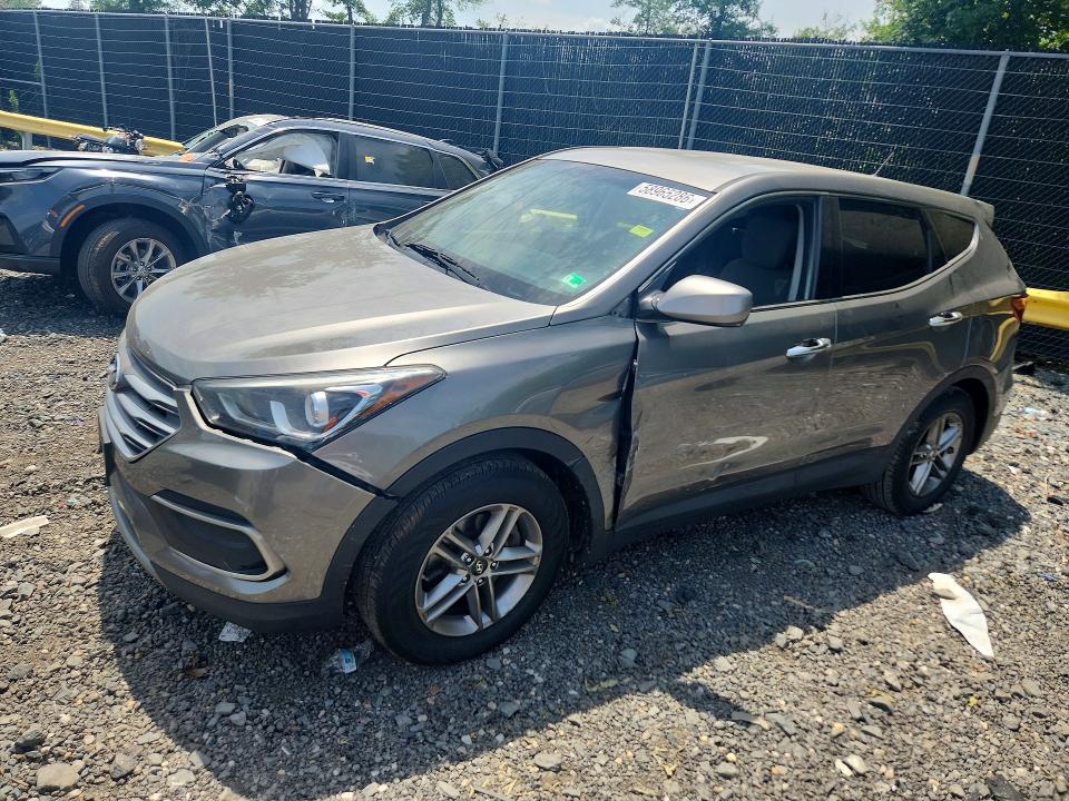 58965286 :رقم المزاد ، 5XYZTDLB4JG533936 vin ، 2018 Hyundai Santa Fe Sport مزاد بيع
