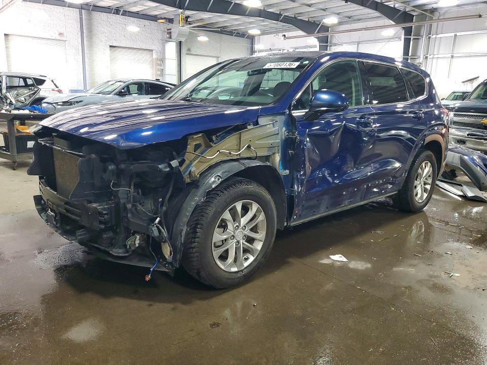 57080136 :رقم المزاد ، 5NMS3CAD1KH091379 vin ، 2019 Hyundai Santa Fe مزاد بيع