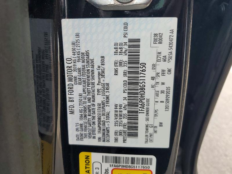2016 Ford Fusion მანქანა იყიდება აუქციონზე, vin: 1FA6P0HD8G5117650, აუქციონის ნომერი: 57629916