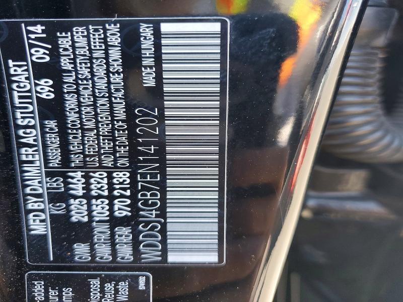Продаж на аукціоні авто 2014 Mercedes-benz Cla, vin: WDDSJ4GB7EN141202, номер лоту: 58245386