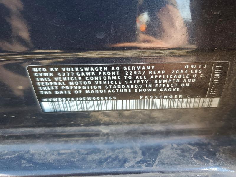 Aukcja sprzedaży 2014 Volkswagen Golf, vin: WVWDB7AJ0EW005859, numer aukcji: 57432996