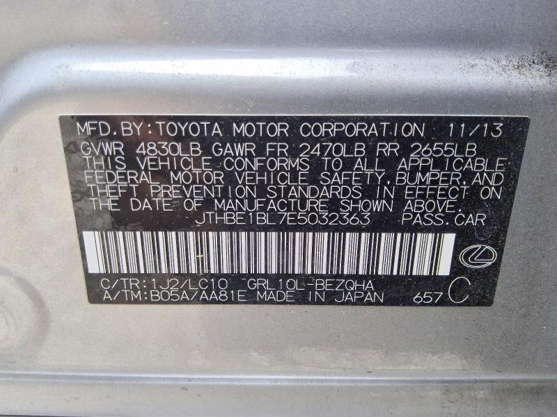 Продаж на аукціоні авто 2014 Lexus Gs, vin: JTHBE1BL7E5032363, номер лоту: 54418606