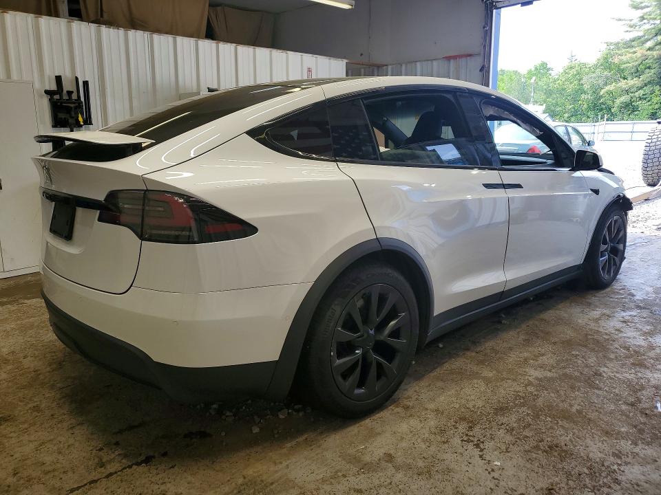 2022 Tesla Model X მანქანა იყიდება აუქციონზე, vin: 7SAXCDE59NF343581, აუქციონის ნომერი: 56545636