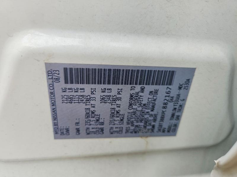 Aukcja sprzedaży 2023 Nissan Rogue, vin: 5N1BT3BBXPC882167, numer aukcji: 57916956