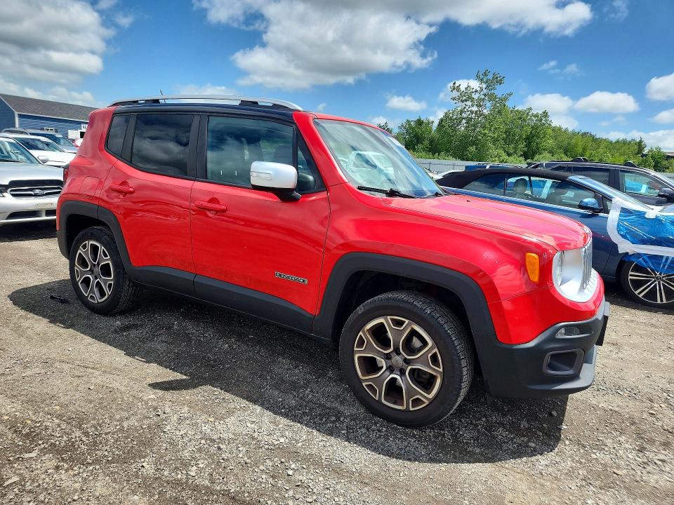 Продаж на аукціоні авто 2015 Jeep Renegade, vin: ZACCJBDT9FPB39928, номер лоту: 55574306