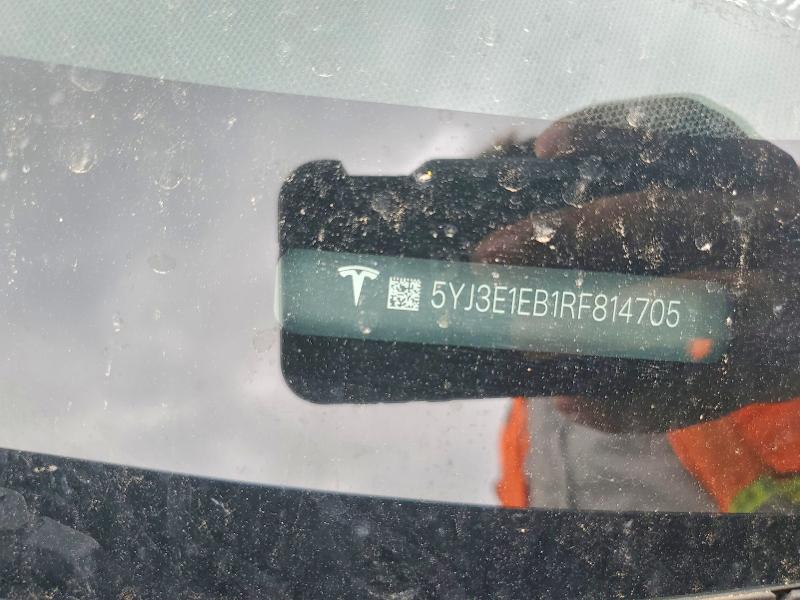 2024 Tesla Model 3 მანქანა იყიდება აუქციონზე, vin: 5YJ3E1EB1RF814705, აუქციონის ნომერი: 58458796