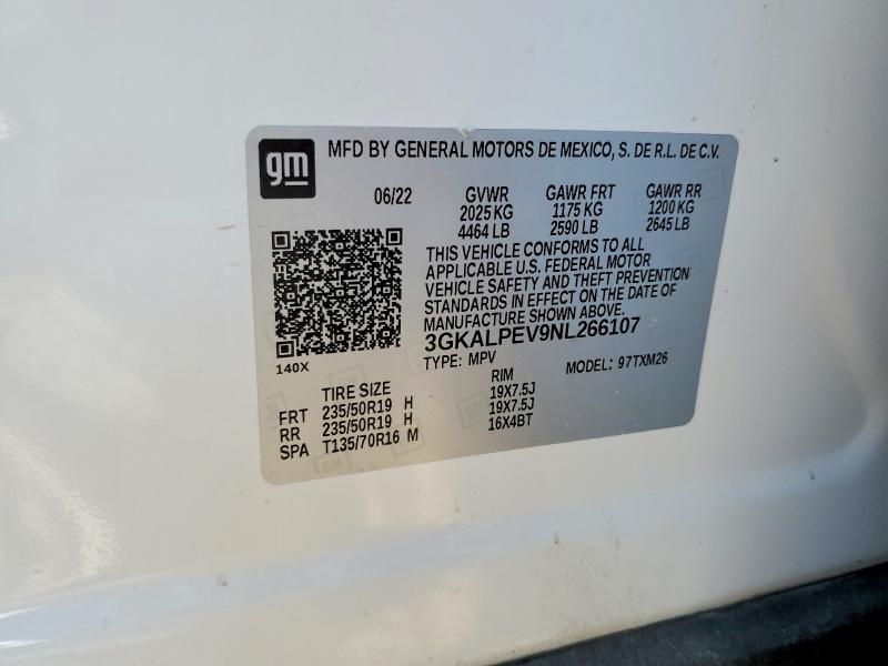 Продажа на аукционе авто 2022 Gmc Terrain, vin: 3GKALPEV9NL266107, номер лота: 58231716