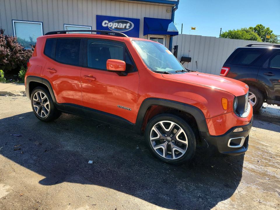 Продажа на аукционе авто 2016 Jeep Renegade, vin: ZACCJABT1GPC60998, номер лота: 58511316