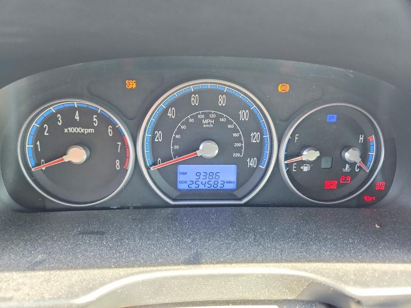 2009 Hyundai Santa Fe მანქანა იყიდება აუქციონზე, vin: 5NMSG73D49H289344, აუქციონის ნომერი: 56686926