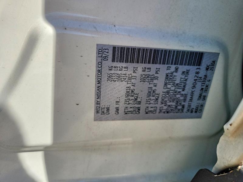 Auction sale of the 2023 Nissan Rogue, vin: 5N1BT3BA4PC904283, lot number: 58043736