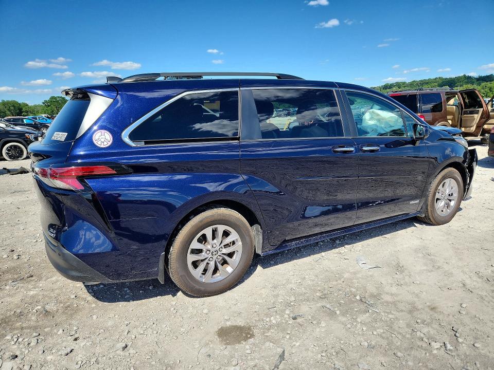 Продаж на аукціоні авто 2021 Toyota Sienna, vin: 5TDJRKEC6MS013895, номер лоту: 57524506