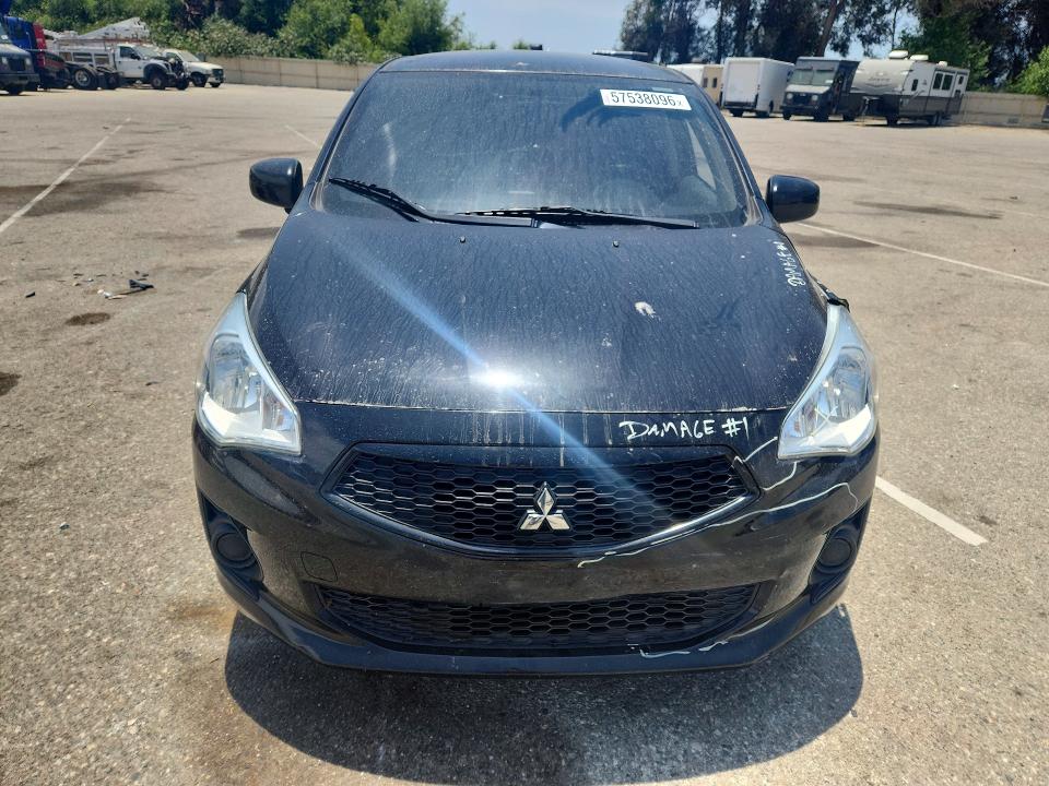 57538096 :رقم المزاد ، ML32F3FJ6LHF06100 vin ، 2020 Mitsubishi Mirage مزاد بيع
