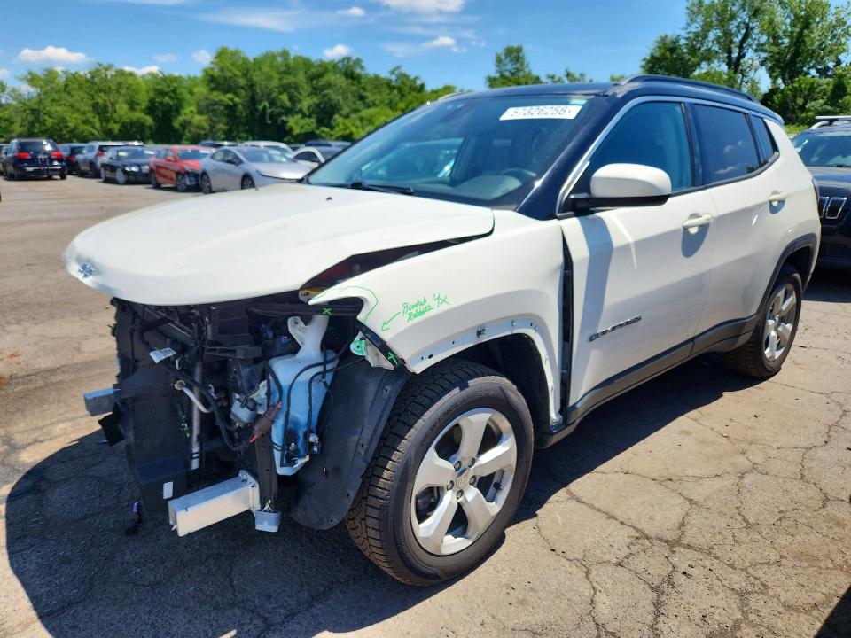 Aukcja sprzedaży 2019 Jeep Compass, vin: 3C4NJDBB6KT679190, numer aukcji: 57326256
