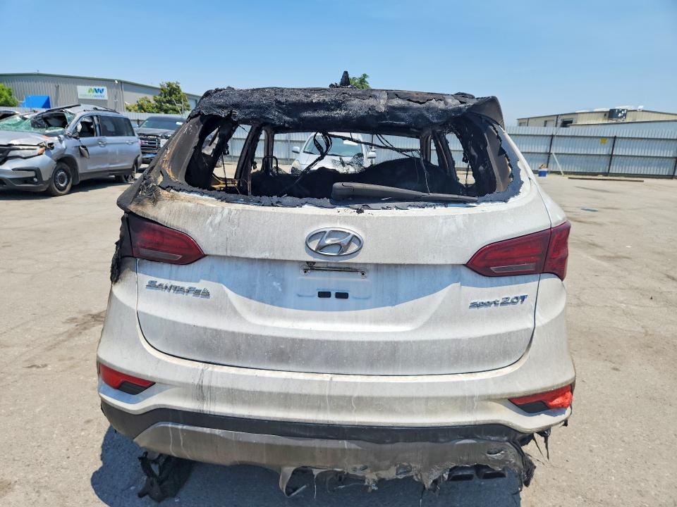 2018 Hyundai Santa Fe Sport მანქანა იყიდება აუქციონზე, vin: 5XYZU4LA2JG539853, აუქციონის ნომერი: 57708566