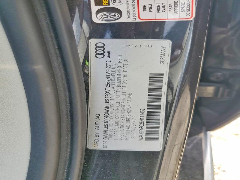 Продажа на аукционе авто 2014 Audi A6, vin: WAUGFAFC2EN111452, номер лота: 56700666