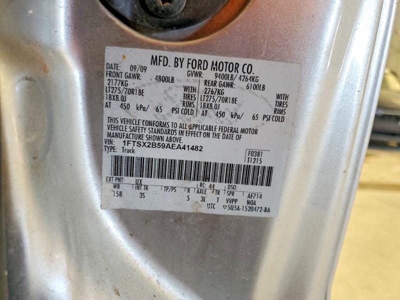 Продаж на аукціоні авто 2010 Ford F250, vin: 1FTSX2B59AEA41482, номер лоту: 55991286