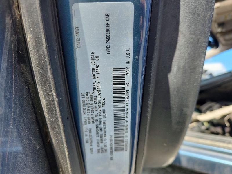 Aukcja sprzedaży 2005 Subaru Legacy, vin: 4S3BL686154206763, numer aukcji: 57827196