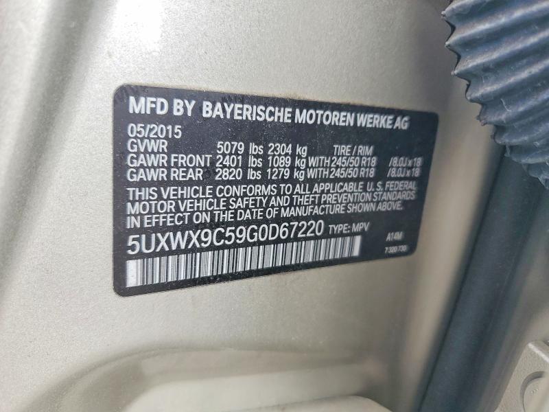 Продажа на аукционе авто 2016 Bmw X3, vin: 5UXWX9C59G0D67220, номер лота: 56660566