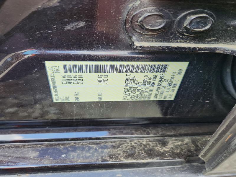 Продажа на аукционе авто 2012 Nissan Maxima, vin: 1N4AA5AP8CC859498, номер лота: 56295986