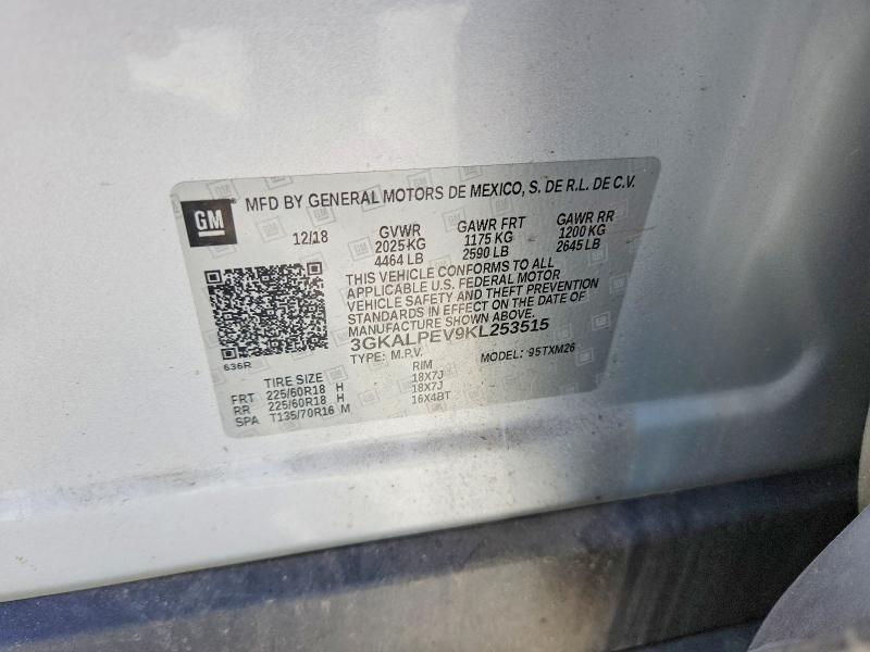 Продажа на аукционе авто 2019 Gmc Terrain, vin: 3GKALPEV9KL253515, номер лота: 57198176